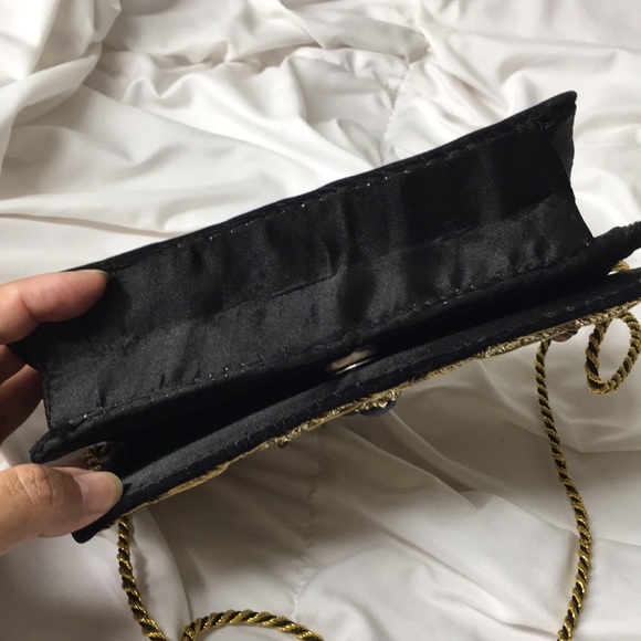 🖤Vtg Handmade bag with gemstones - Picture 8 of 17